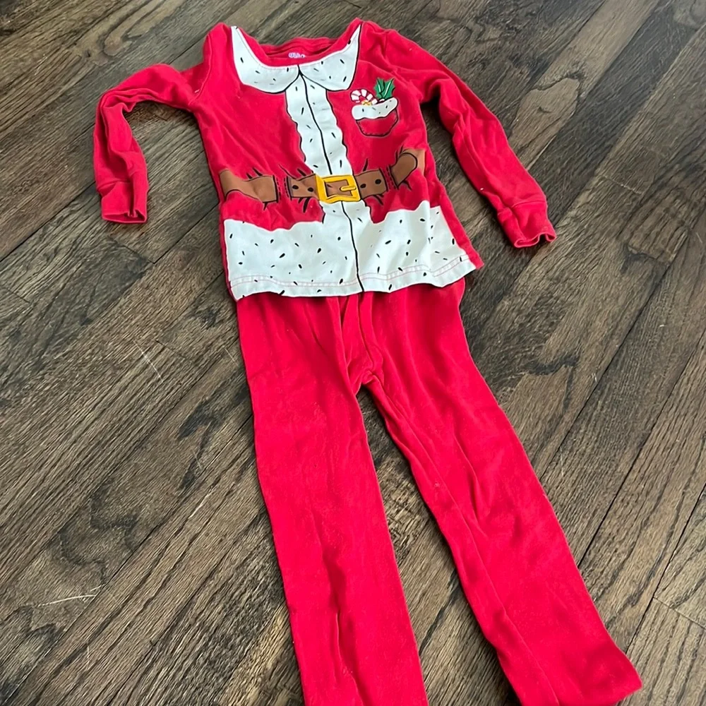 4T Family Matching Santa Suit PJs